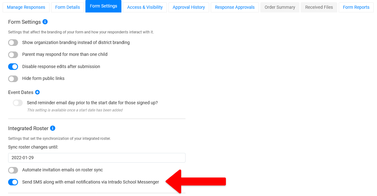 School Messenger / SMS Text Set-up